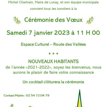 Invitation aux vœux du maire 20233